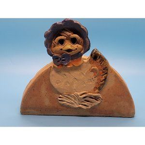 Salt Pottery Chicken Little Napkin Holder